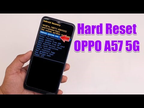Hard Reset Oppo A57 5G | Factory Reset Remove Pattern/Lock/Password (How to Guide)