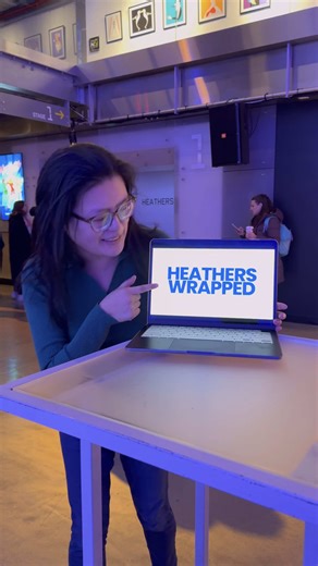 HEATHERS WRAPPED!! going over my stats as people enter the theater behind me! #heathersthemusical #offbroadway #theatre #heathers #theatretok