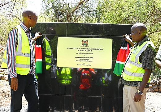 Over 10,000 Kajiado farmers to benefit from Nguruman Irrigation Scheme