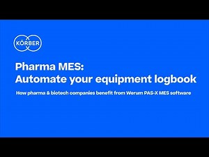 Pharma MES: Automate your equipment logbook