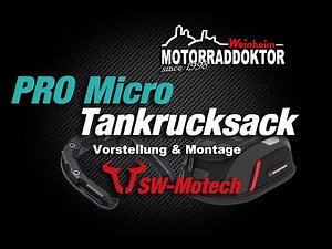 Tankrucksack PRO Micro, Tankring PRO | SW-MOTECH | #motorraddoktor