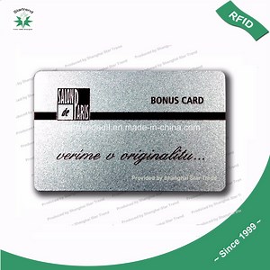 [Hot Item] Gold Silver Platinum Dark Black Pantone Color Plastic Card (A118)