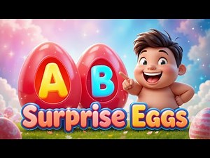 ABC Surprise Eggs Song 🎵 | Fun Learning for Kids | Alphabet Song