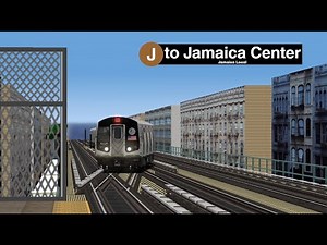 OpenBVE Special: (R143) J Train from Hewes Street to Jamaica Center (Weekend G.O)