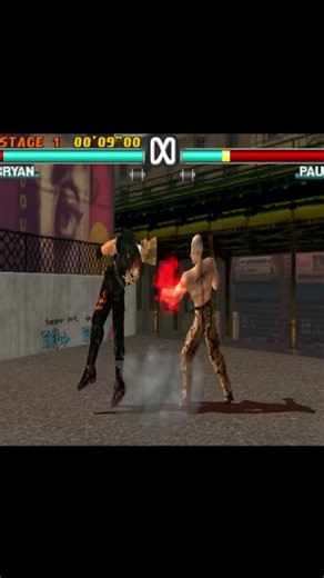 Bryan vs Paul tekken 3 gameplay #shorts