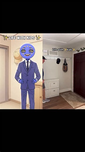 LIFE WITH KIDS 😬🐱 #countryhumans #statehumans | State Human