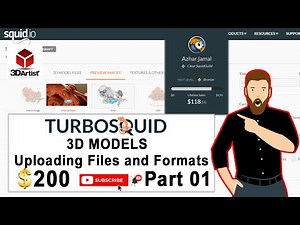 3D Models Upload on TurboSquid files Setting Part 1