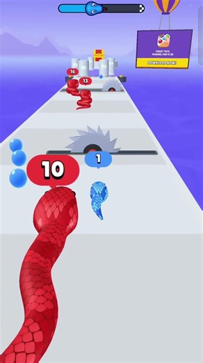 Snake Run 3D Game New update#short #video #treanding #gaming #populargame