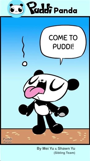 Beware of THIS when it snows ❄️ #puddipanda #comicshorts #snowfails