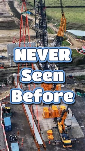 Europe’s BIGGEST Crane Lifts Aylesbury’s New Bridge! EPIC 40 Minute Drone Timelapse🚧🔥