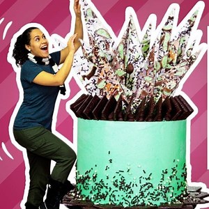 267K views · 3.4K reactions | It's OFFICIAL - my Mega Cakes are BACK! As you all know, I'm a HUGE fan of Mint & Chocolate (it's my FAVE!), so making this Mega Cake was definitely a treat! What other flavours do you want to see me work with in my next Mega Cake? | How To Cake It | Facebook