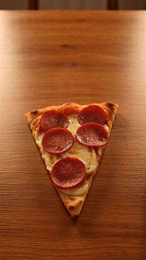 Enjoying a Delicious Slice of Pizza