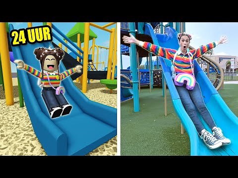 1 DAG LEVEN ALS MIJN ROBLOX POPPETJE! || Fan Friday