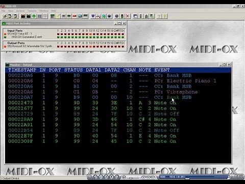 MIDI: Tour of the MIDI-OX utility