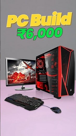Under ₹6,000/- 🔥 Best PC Build for Online Classes & Basic Work ⚡ i3 3rd Gen #shorts