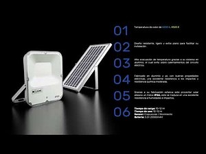 M LEDME - Foco Proyector Led Solar Venecia 50W / 100W / 200W