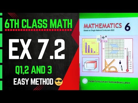 Class 6 Math Exercise 7.2 Q1, Q2, Q3 | Step-by-Step Solution