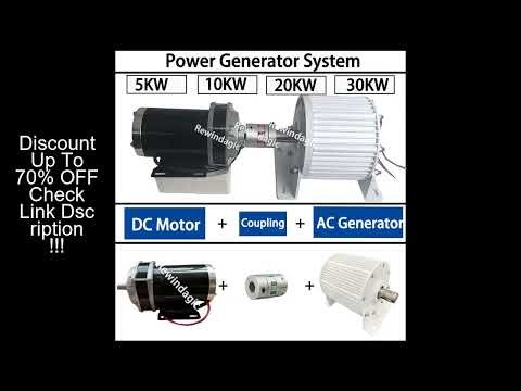 20KW Permanent Magnet Generator 220V 230V 380V Dynamo 20000W Alternator Quiet Generator With DC Driv