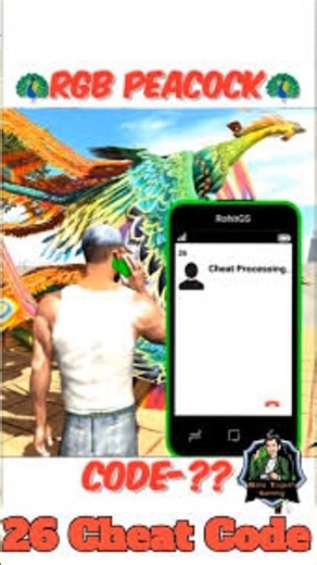 RGB peacock 🦚 cheat code in Indian bike driving 3d game #shorts #indianbikedriving3d