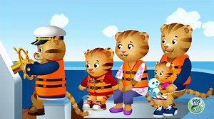 38 reactions | The Tiger Family is visiting Grandpere! Tune in to Daniel Tiger's Neighborhood Sunday, April 14 as Daniel learns that things like bedtime are a little different when he's on a trip with his family. Watch on PBS KIDS (check local listings). | Fred Rogers Productions | Facebook