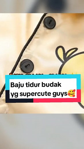 Asal beli sesuatu mesti anak suka kan? klu kita belikan anak pun baju sudah gembira lain macam.. Hah bestnya nampak anak senyum lebar sebab dpt belikan baju🥰 biar pun hanya baju tidur.. Jom guys kita belikan anak baju tidur baru pula mesti gembira sepanjng hari🤗 Tekan bawah terus🛍️👇 #fyp #bajutidur #bajutidurviral #bajubudakmurah #bajuunisex #bajuviral #foryou #beliditiktokshop #bajukids #bajusatinviral