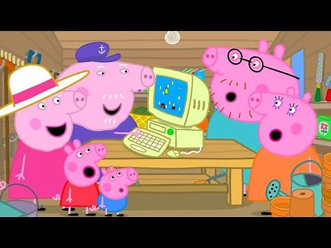 Grandpa Pig's Super Computer 👾 | Peppa Pig Official Full Episodes