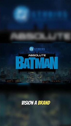 DC's New Animated Series: Absolute Batman!
