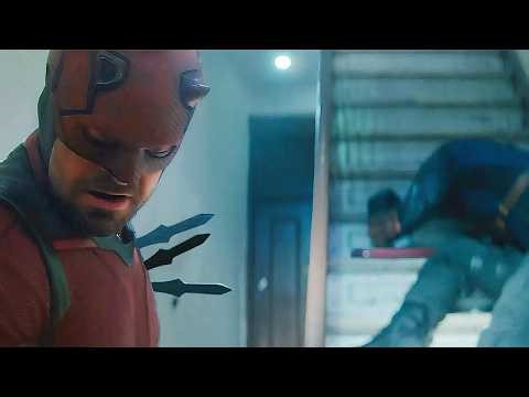Daredevil vs Bullseye - Fight Scene - Daredevil: Born Again (2025) TV Series Clip HD | S1E1