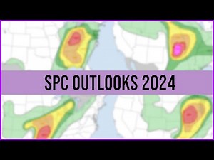 All SPC Day 1 Outlooks in 2024 - Timelapse Compilation