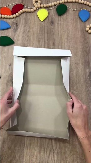 How to make a smaller box out of a larger box lid