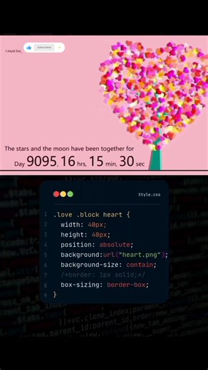 html+css ( her birthday)