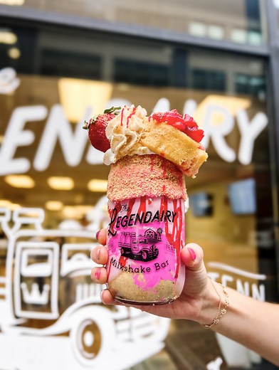 𝙡𝙤𝙫𝙞𝙣𝙜 𝙤𝙣 our 𝙫𝙞𝙧𝙖𝙡 𝐒𝐭𝐫𝐚𝐰𝐛𝐞𝐫𝐫𝐲 𝐒𝐩𝐫𝐢𝐧𝐠 𝐁𝐫𝐞𝐚𝐤 𝐒𝐡𝐨𝐫𝐭𝐜𝐚𝐤𝐞!! Our 𝐒𝐭𝐫𝐚𝐰𝐛𝐞𝐫𝐫𝐲 𝐒𝐩𝐫𝐢𝐧𝐠 𝐁𝐫𝐞𝐚𝐤 𝐒𝐡𝐨𝐫𝐭𝐜𝐚𝐤𝐞 has all the sweet and refreshing ingredients it takes to be the 𝘱𝘦𝘳𝘧𝘦𝘤𝘵 𝘮𝘢𝘵𝘤𝘩 for all Spring Breakers✨ Blink & you'll 𝙨𝙩𝙧𝙖𝙬barely miss it!😉 This shake is only available until the end of March at 𝑻𝒉𝒆 𝑳𝒆𝒈𝒆𝒏𝒅𝒂𝒊𝒓𝒚 𝑴𝒊𝒍𝒌𝒔𝒉𝒂𝒌𝒆 𝑩𝒂𝒓™ #legendairymilkshakebar #milkshakebar #springbreak #strawberry #s