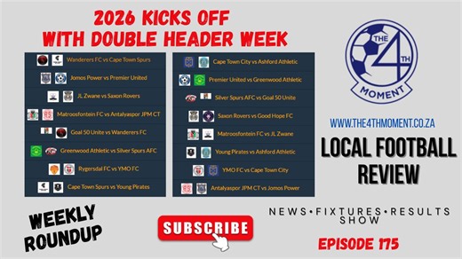 We start 2026 with a double header week in the RML and preview the matches coming up. #the4thmoment #vecchio www.the4thmoment.co.za | The 4th Moment