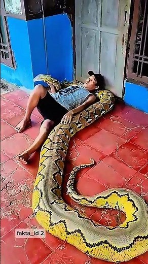 Albino python that is cared for wholeheartedly #bigsnake #python #uniquefacts #shortvideo #shorts