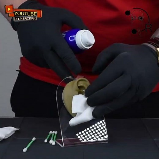 HOW TO CLEAN A CONCH PIERCING