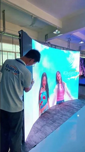 High-brightness rental LED display suitable for outdoor use#leddisplay #ledscreen #outdoorleddisplay