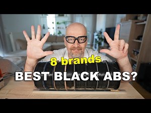 What is the best ABS filament? 8 black ABS brands tested