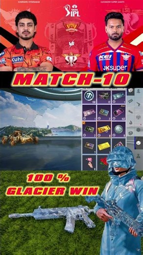 SRH vs LSG | MATCH-10 | How to win FREE M4 GLACIER ?