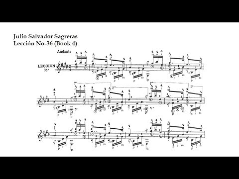 J. Sagreras. Lección N36 (Book 4)