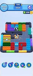 Color Block Jam Level 754 Walkthrough Solution
