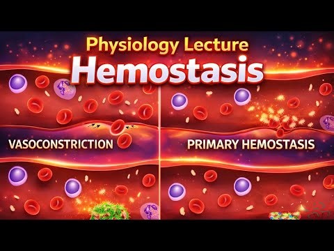 Hemostasis | Physiology Lecture | Physiology Classes | Lectures For MBBS Students