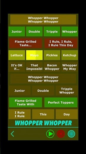 Whopper whopper whopper whopper junior double triple whopper