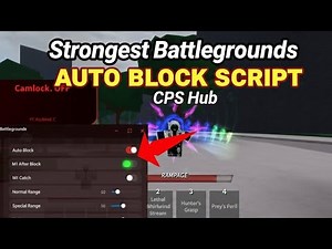 The strongest battlegrounds Auto block script ( CPS Hub )