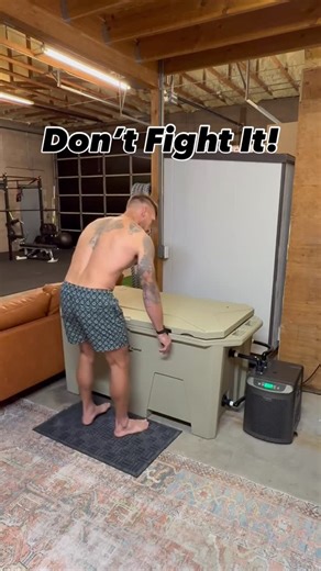 Matt Kuiper on Instagram: "Stop Fighting the cold, you’re only making it worse. 1. Don’t hesitate, don’t over think it, step in and exhale as you’re sitting down. 2. Relax your body, drop your shoulders and let yourself sink into the water. 3. Long slow deep breaths Hesitation makes it worse. Try this the next time you cold plunge. #coldplunge #icebath #recovery #breath"