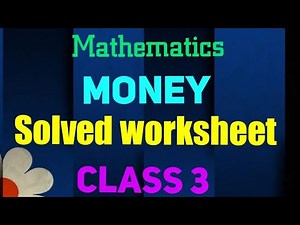 Worksheet of chapter Money |class 3 maths| in Hindi|@EasywaybyAfroz