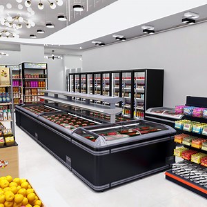 [Hot Item] One Stop Service, Supermarket Layout Design.