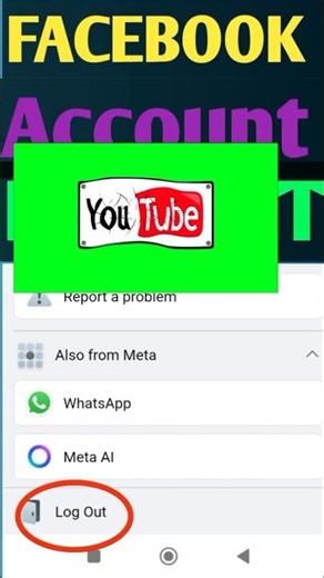 Facebook account log out kaise kare 2025 #shorts #youtubeshorts