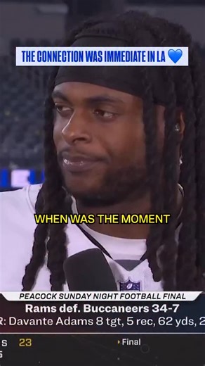 The vibe was right from day one. | Sunday Night Football on NBC