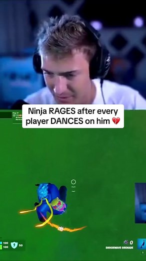 Ninja Gets Triggered by Player Dances in Fortnite