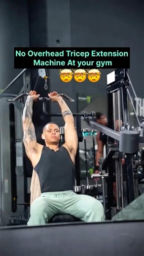 No Overhead Tricep Extension Machine 🤯🤯🤯